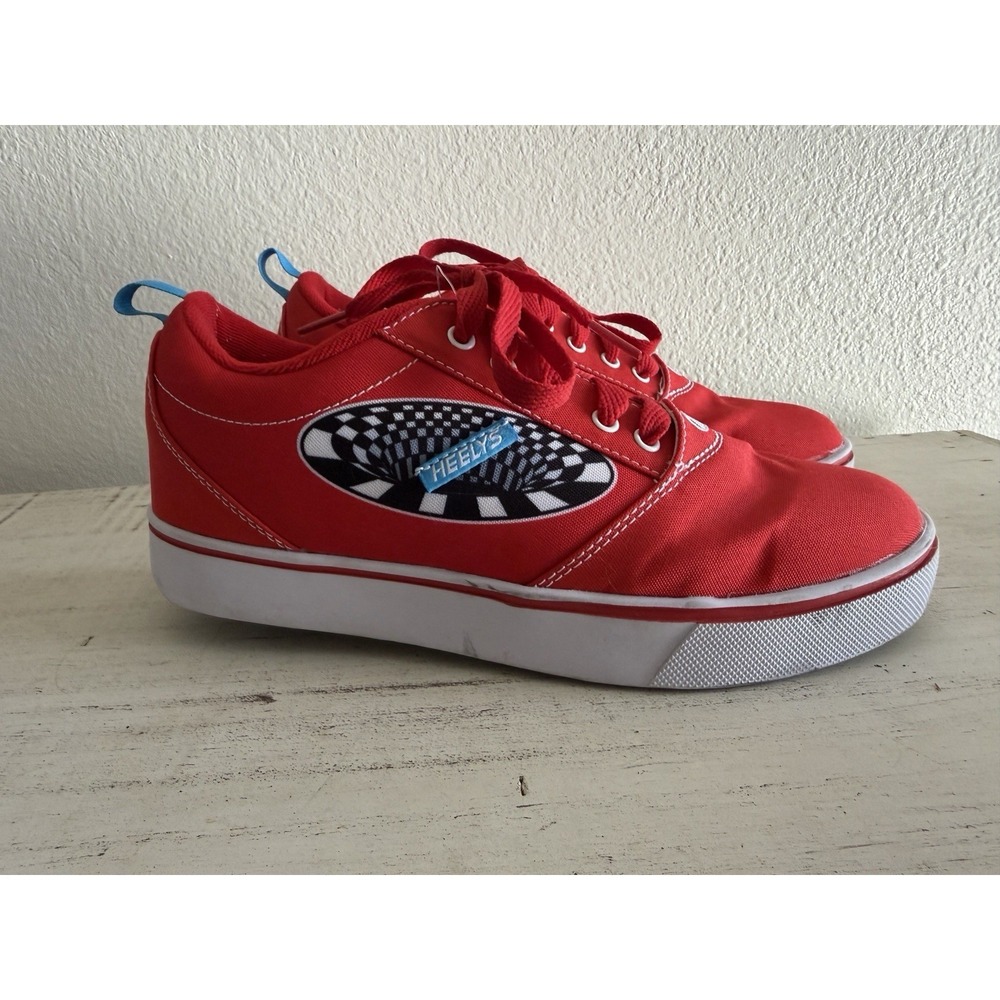 Heelys Pro 20 Prints‎ Red Checkered Skate Shoes Size 7 Youth Sneakers